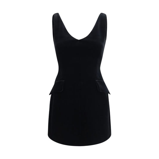 Max Mara Black Polyester Cocktail Dress