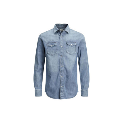 Jack Jones Blue Denim Shirt
