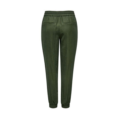 Only Green Viscose Casual Pants