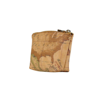 Alviero Martini Prima Classe Beige Cotton Clutch Bag