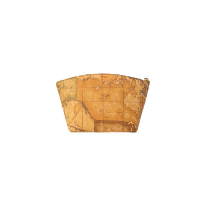 Alviero Martini Prima Classe Beige Cotton Clutch Bag