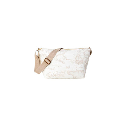 Alviero Martini Prima Classe White Cotton Handbag