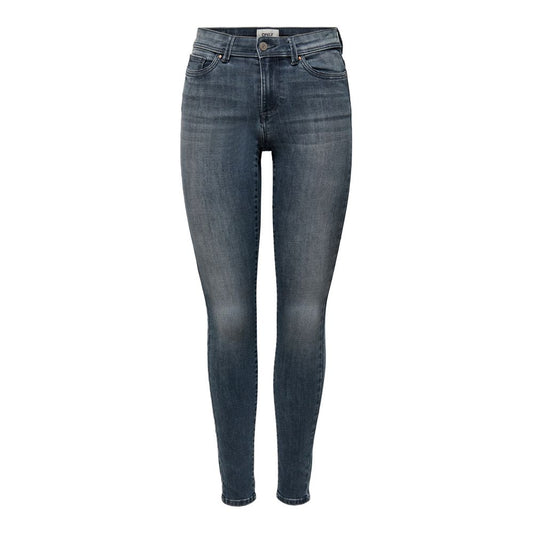 Only Blue Cotton Skinny Jeans