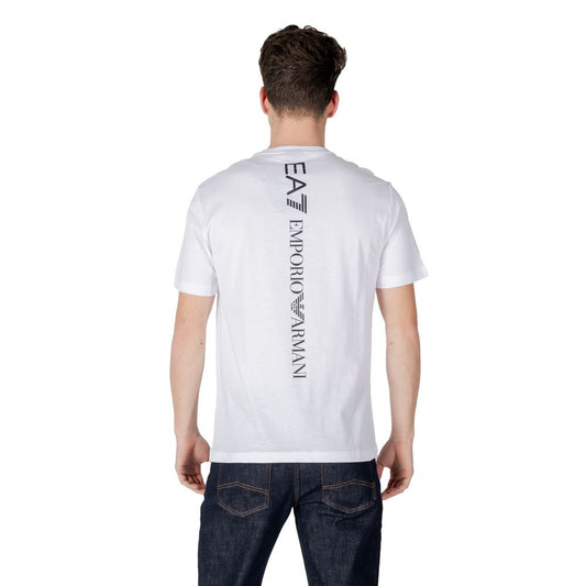 EA7 Emporio Armani Black And White Cotton Sportswear