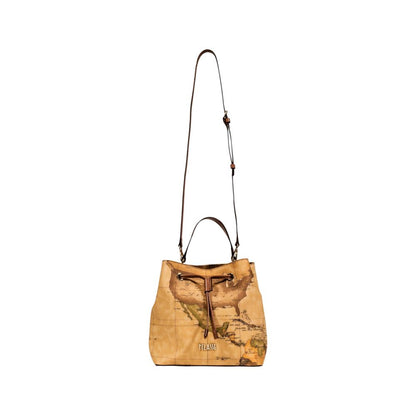 Alviero Martini Prima Classe Beige Leather Handbag
