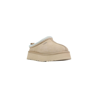 UGG Beige Suede Leather Slippers
