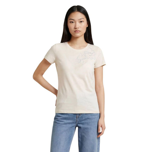 Liu Jo Beige Cotton T-Shirt