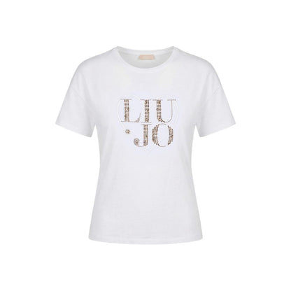 Liu Jo White Cotton T-Shirt
