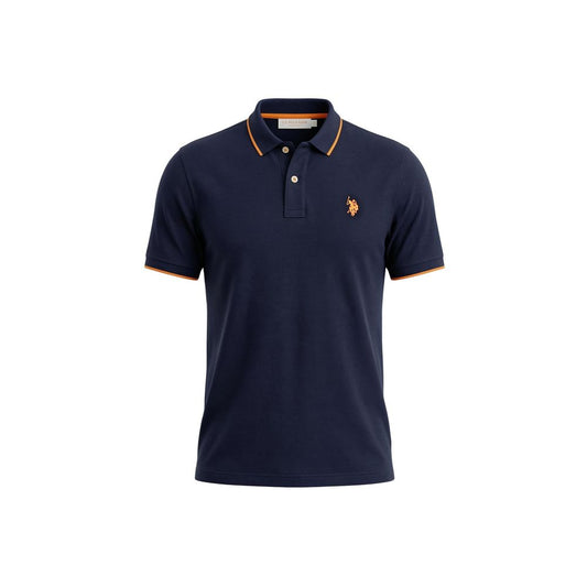 U.S. POLO ASSN. Blue Cotton Polo Shirt
