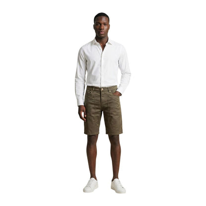 Jeckerson Bicolor Cotton Bermuda Shorts