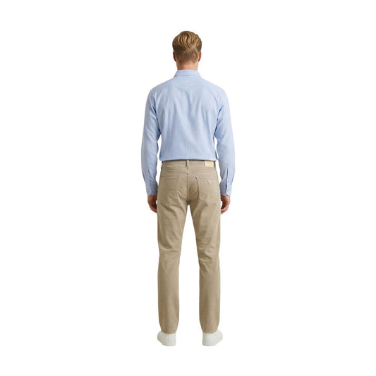 Guess Beige Cotton Skinny Pants