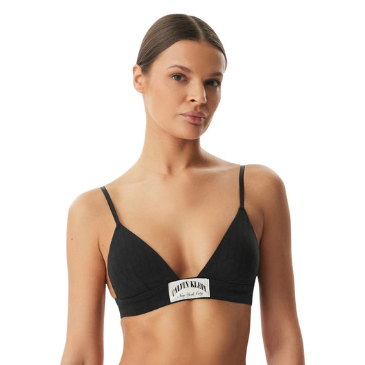 Calvin Klein Underwear Black Cotton Bra
