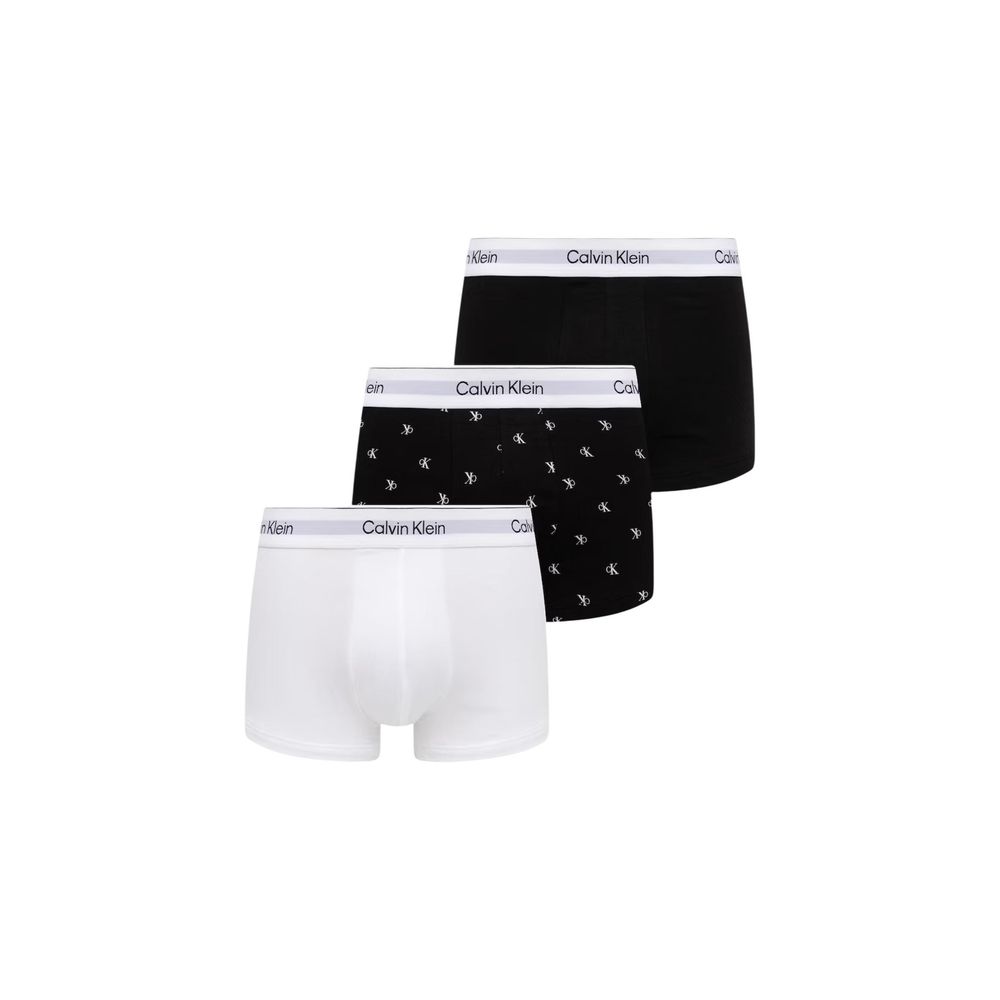 Calvin Klein Underwear Black And White Cotton Boxers