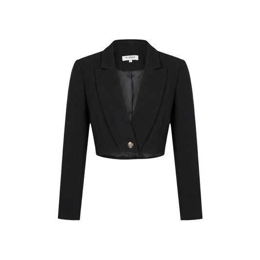 Morgan De Toi Black Recycled Polyester Blazer