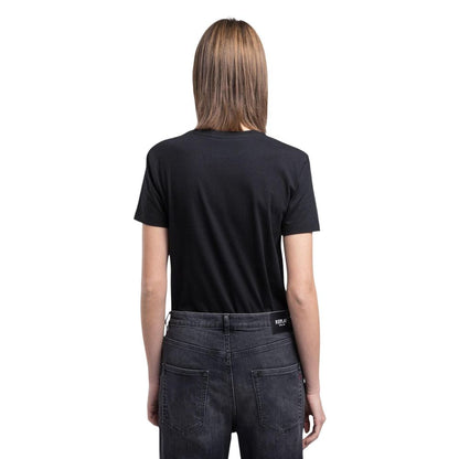 Replay Black Cotton T-Shirt