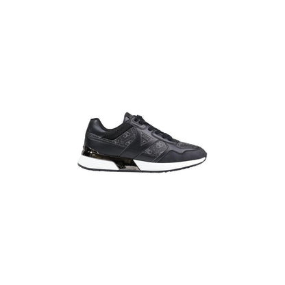 Guess Gray Leather Athletic Sneakers