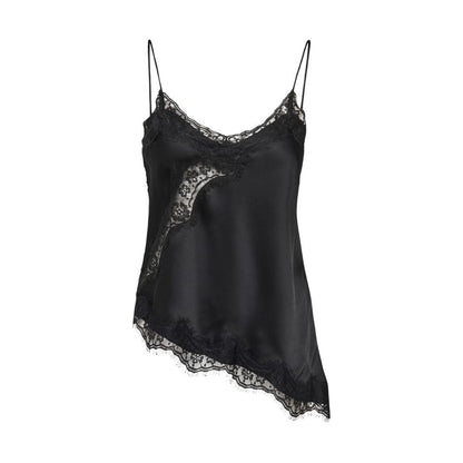Jacqueline De Yong Black Polyester Tank Tops