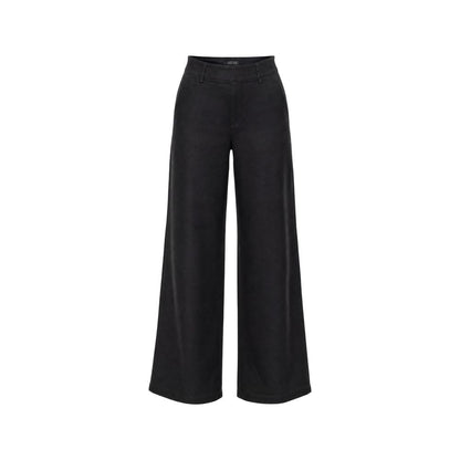 Guess Black Viscose Casual Pants