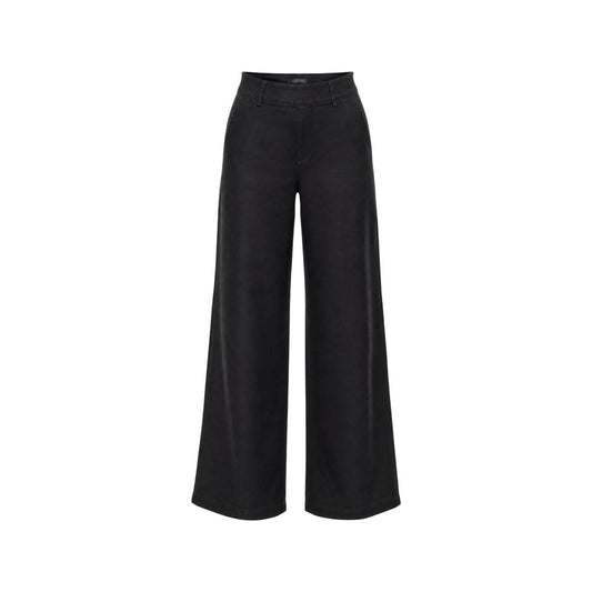 Guess Black Viscose Casual Pants