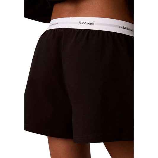 Calvin Klein Underwear Black Cotton Set Sleepwear