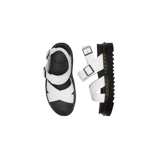 Dr. Martens White Leather Strap-On Sandals