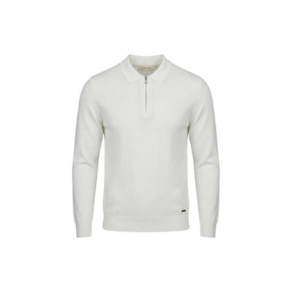 Gianni Lupo White Viscose Sweatshirt