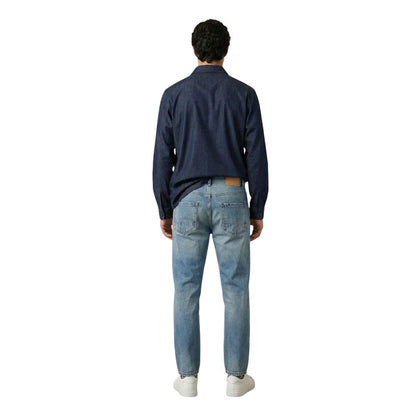 Gianni Lupo Blue Lyocell Jacket