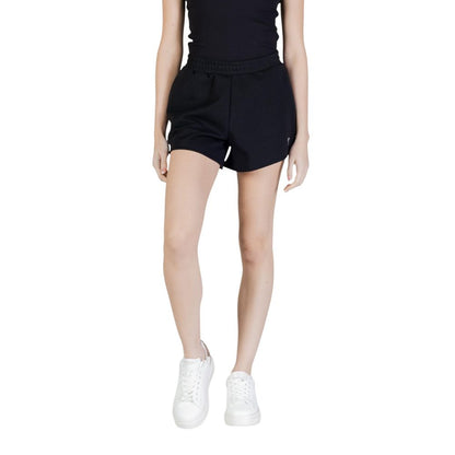 Guess Active Black Polyester Short And Mini Shorts