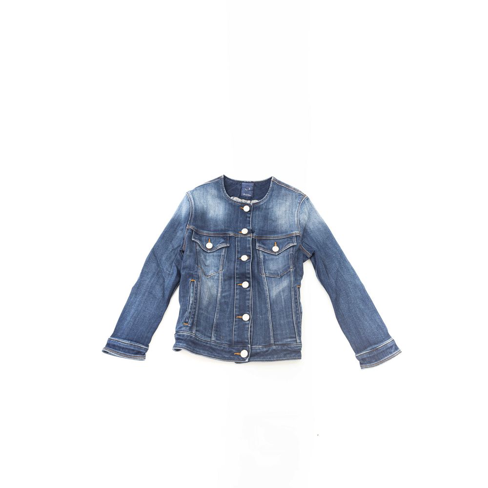 Jacob Cohen Blaue Baumwolljacke für Damen