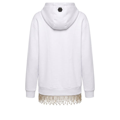 Philipp Plein White Cotton Women's Sweatshirt
