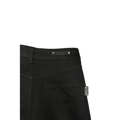 Philipp Plein Black Cotton Women Pant