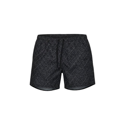 Armani Exchange Black Polyester Swim Shorts