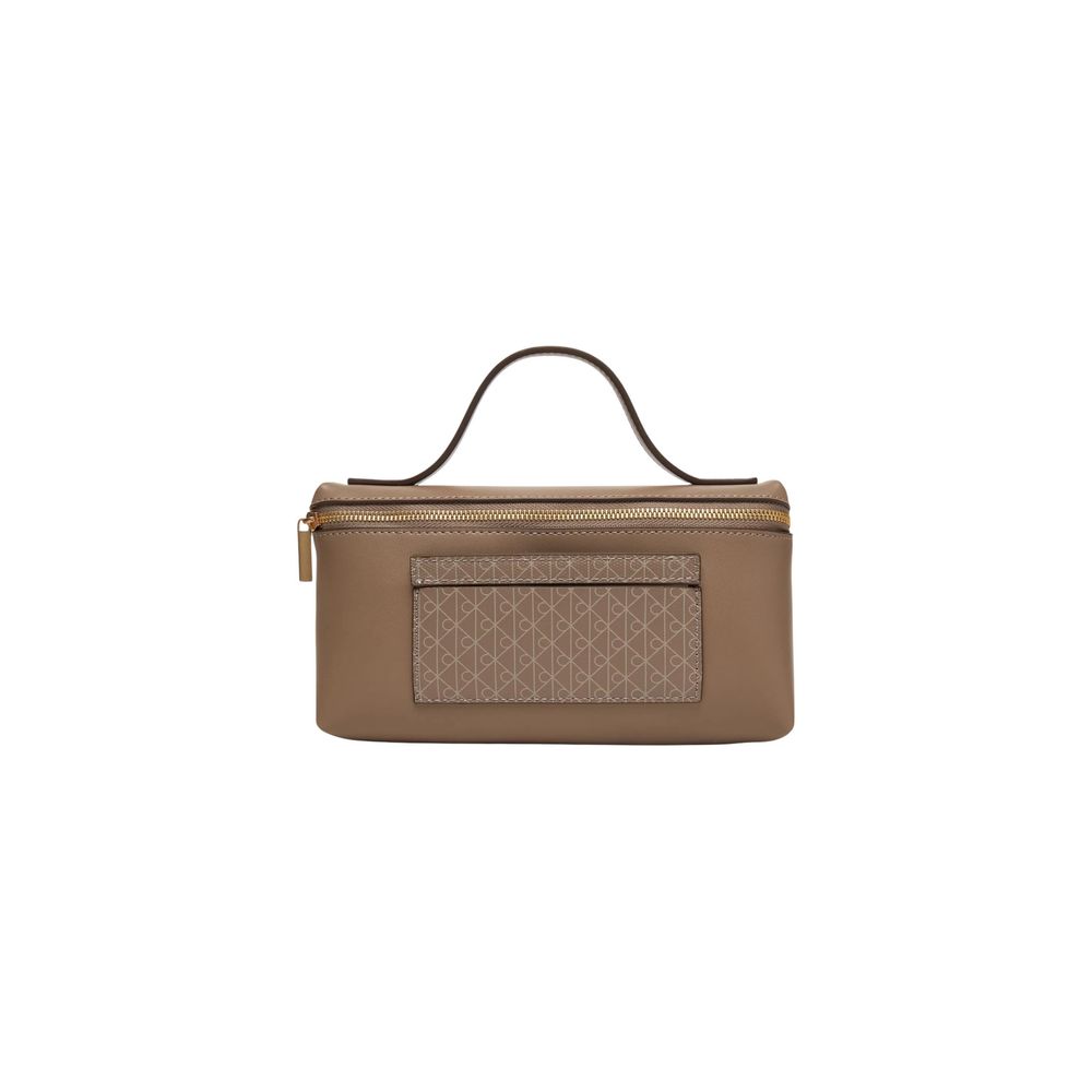 Calvin Klein Beige Polyethylene Clutch Bag