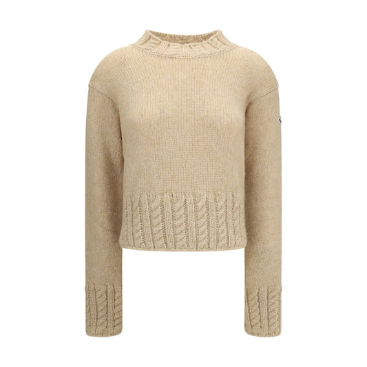 Moncler Beige Alpaca Vicugna Pacos Sweatshirt