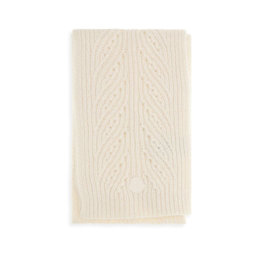 Moncler Beige Wool Oves Aries Scarf