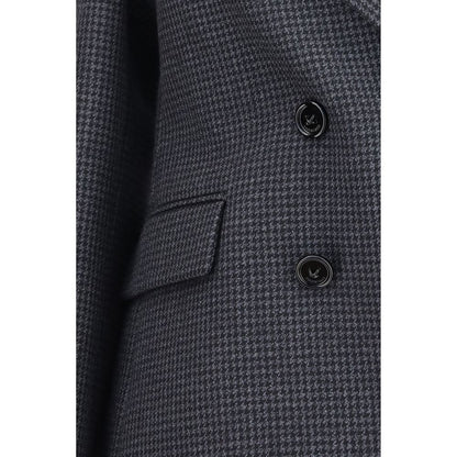 Balenciaga Gray Wool Oves Aries Blazer