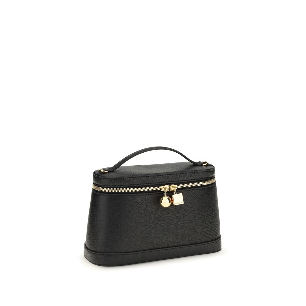 Jacquemus Black Calf Leather Bos Taurus Shoulder Bag