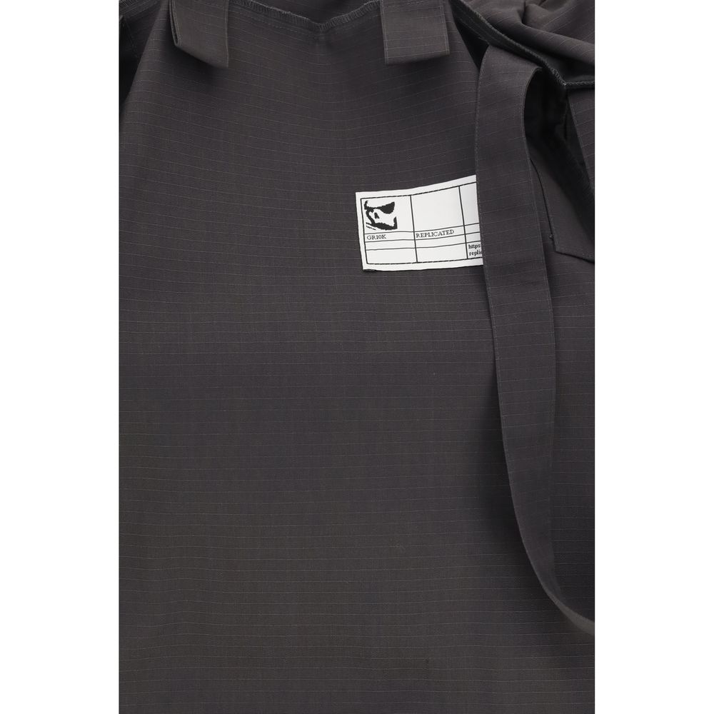 GR10K Gray Polyester Shoulder Bag