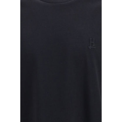 Herno Black Cotton T-Shirt
