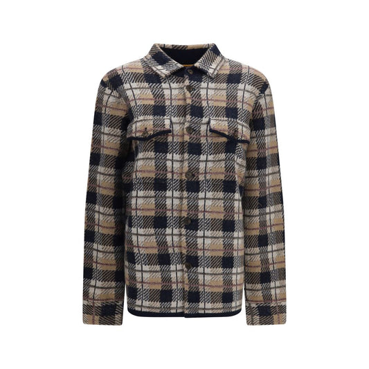 Guest in Residence Brown Cashmere Pattern Shirt