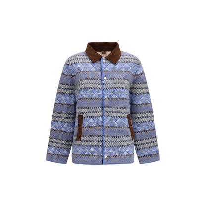 Guest in Residence Blue Wool Oves Aries Full-Length Jacket