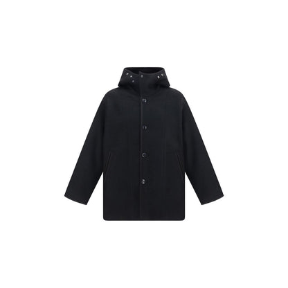 Our Legacy Black Wool Oves Aries Full-Length Jacket