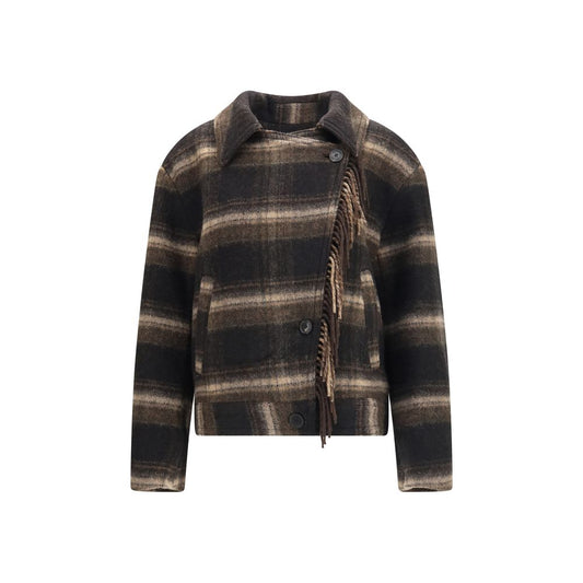 Isabel Marant Étoile Black Wool Oves Aries Coat