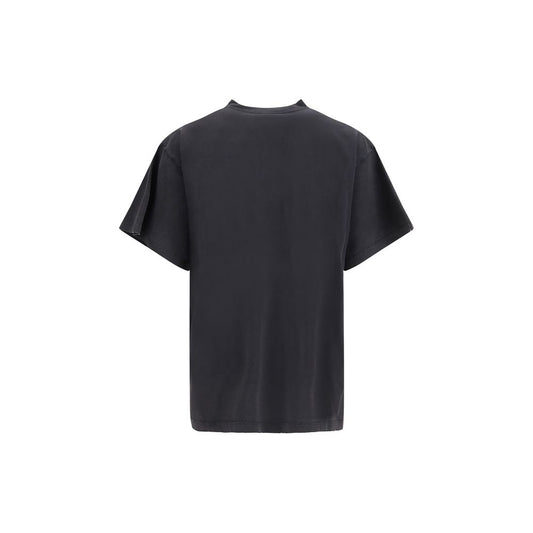 Balenciaga Gray Cotton T-Shirt