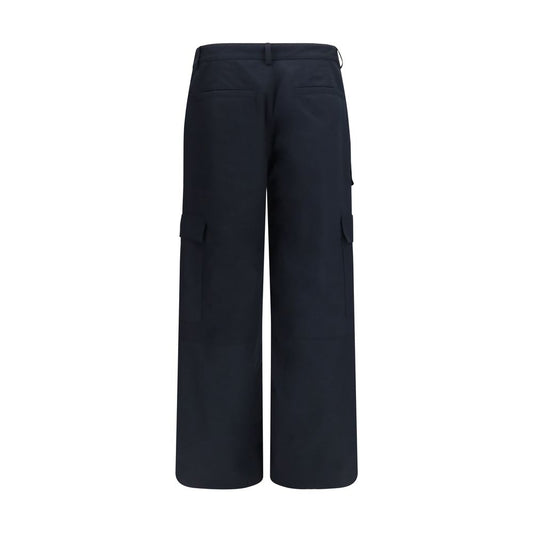 Balenciaga Black Cotton Cargo Pants