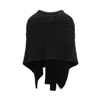 Ermanno Scervino Black Cashmere Coat