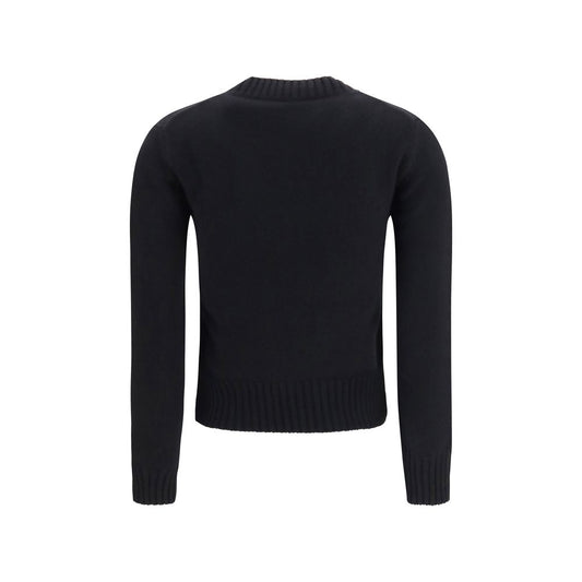 Ami Paris Black Wool Oves Aries Sweatshirt