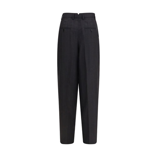 Ami Paris Black Wool Oves Aries Dress Pants