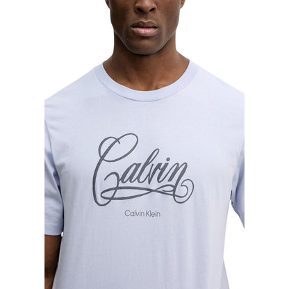 Calvin Klein Jeans Blue Cotton T-Shirt