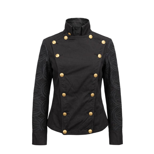 Mr&Mrs Italy Black Cotton Women Jacket